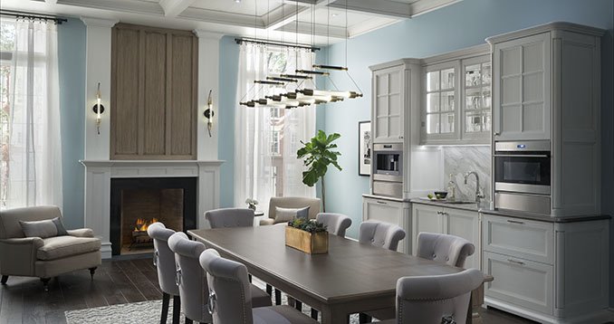 Design Inspirations – Wood-Mode’s Edison Heights Inspiration for Urban Kitchens and Entertainment Areas
