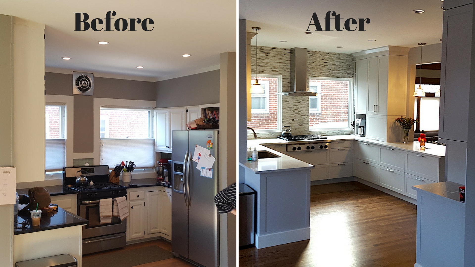 kitchen design before and after